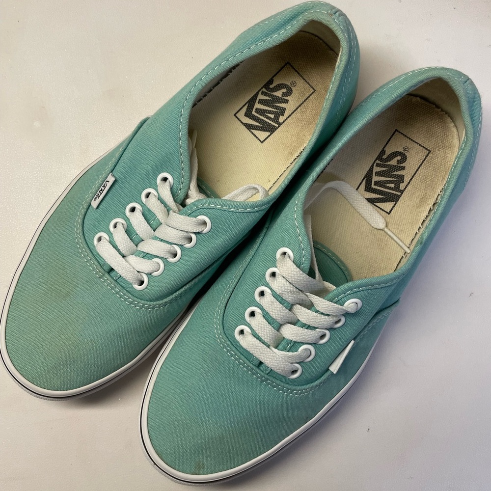 VANS Men’s sneakers.  Tiffany blue.  Men’s size 9.0 or Women’s size 10.5
